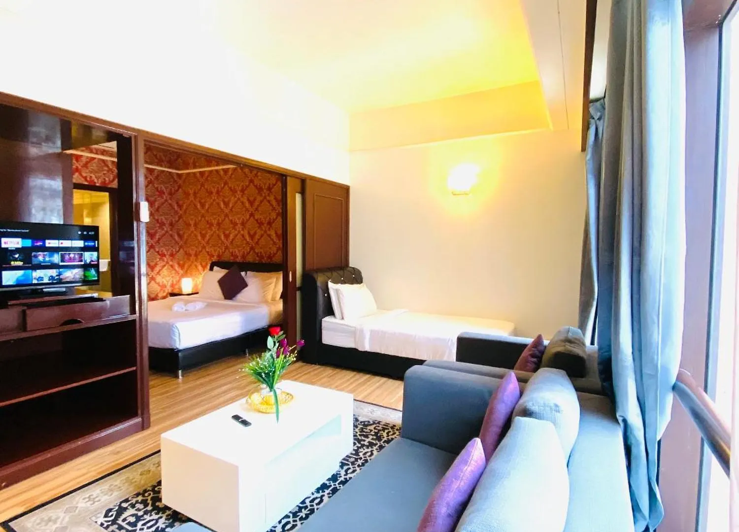 아파트 Unique Suite Times Square Bukit Bintang Kl 쿠알라룸푸르 말레이시아